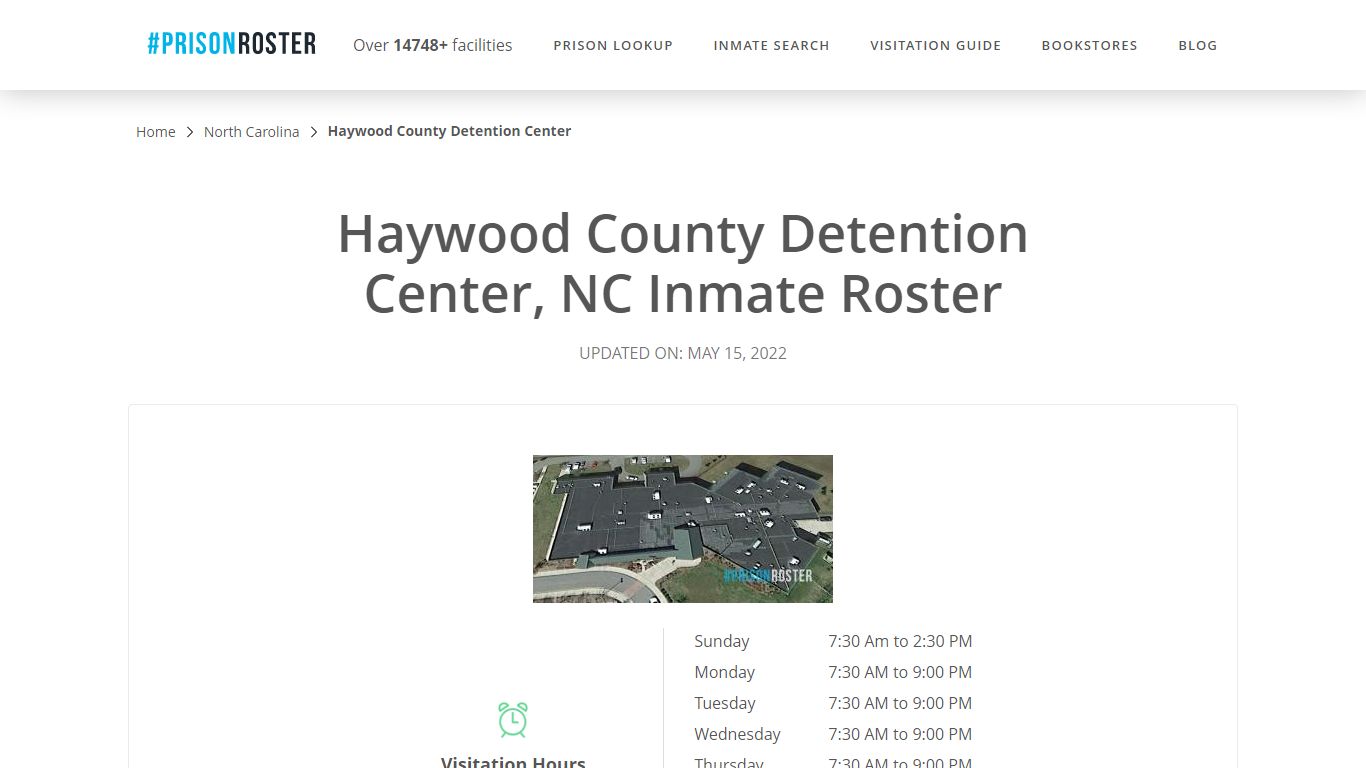 Haywood County Detention Center, NC Inmate Roster